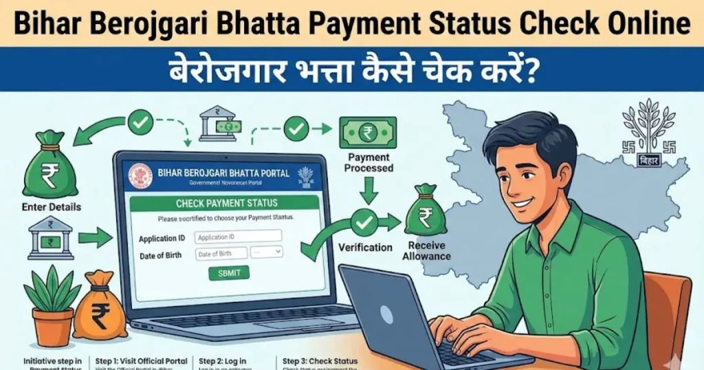 Bihar Berojgari Bhatta Payment Status Check Online
