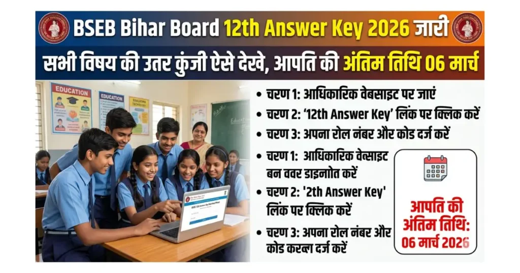 Bihar Board 12th Answer Key 2026