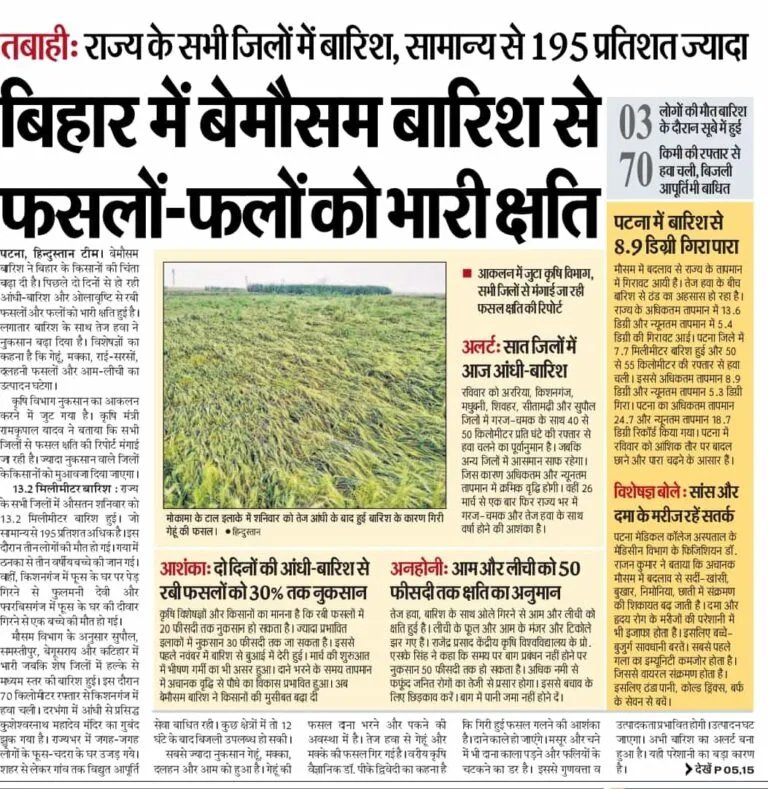 Bihar Fasal Chhati Anudan Yojana 2026