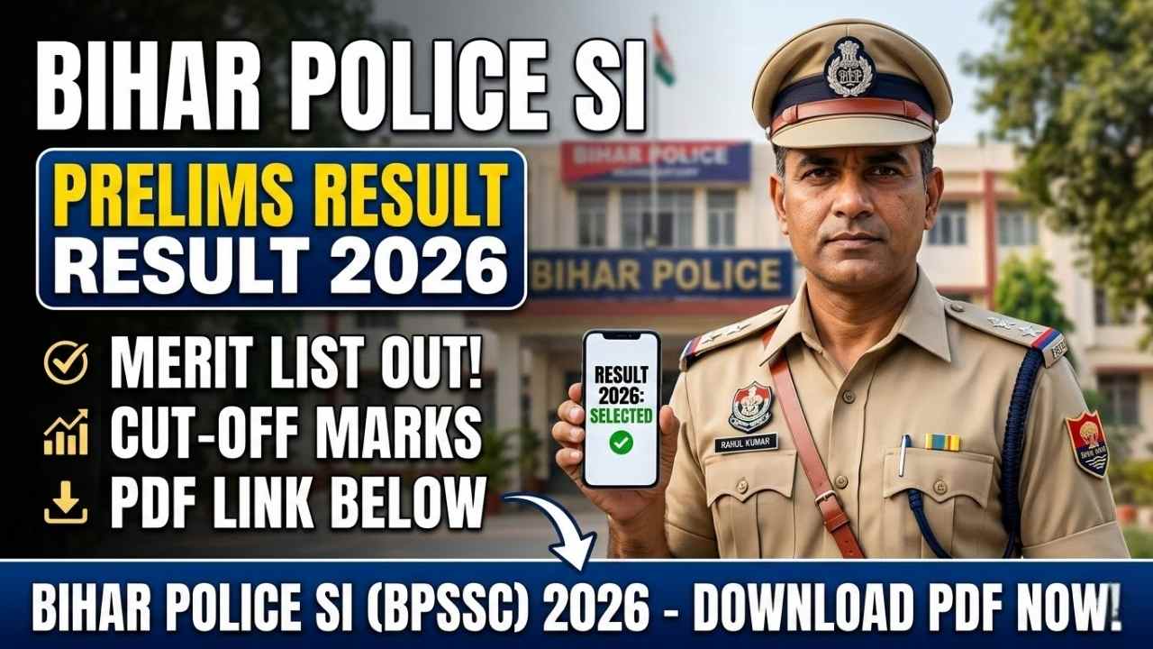 Bihar Police SI Result 2026