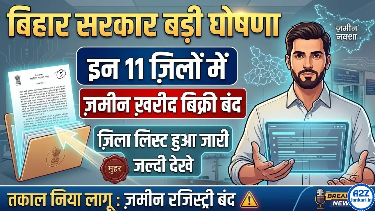 Bihar Land Registry Ban 2026